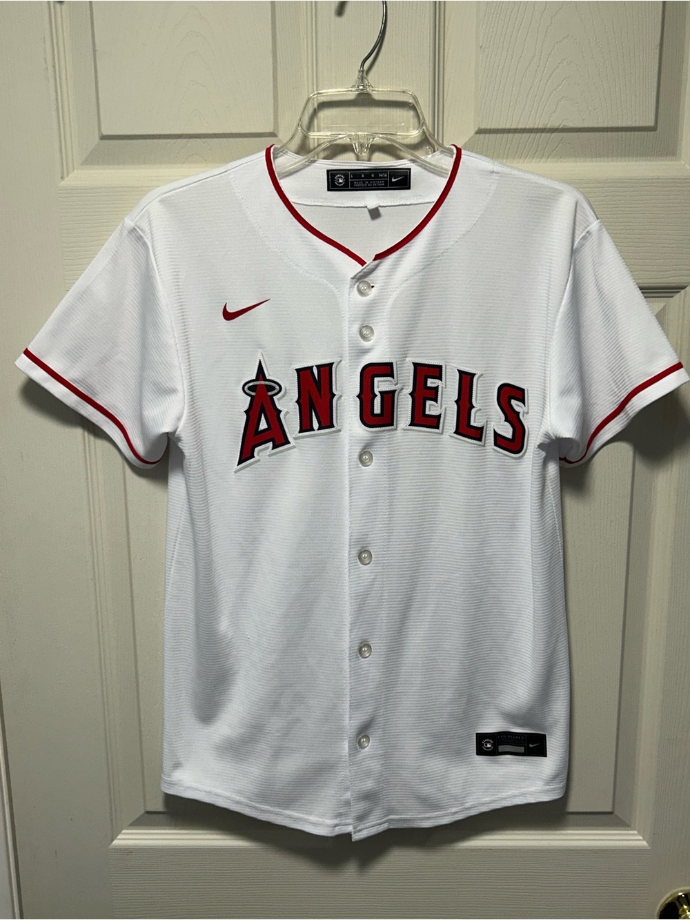 Nike Los Angeles Angels Shohei Ohtani Youth White Jersey Medium Baseball MLB